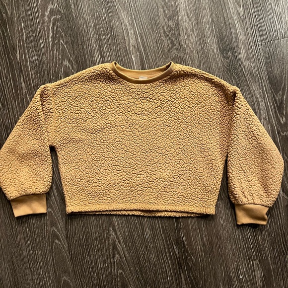 Girls Crewneck Crop Sweater - Picture 1 of 3